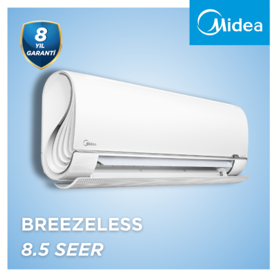 Midea BREEZELESS Duvar Tipi Klima 12 BTU MSFAAU-12HRFN8-QRD6GW
